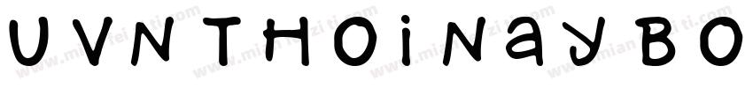 UVN Thoi Nay BoldItalic字体转换